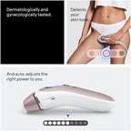 Braun Skin i·expert Smart IPL: At Home Alternative to Laser Hair Removal with 3 Caps and Leather Pouch PL7243