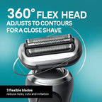 Electric Shaver with Beard and Stubble Trimmer Series 7 7085cc