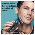 Series 7 Electric Shaver with SmartCare Center Stubbler Trimmer 7185cc