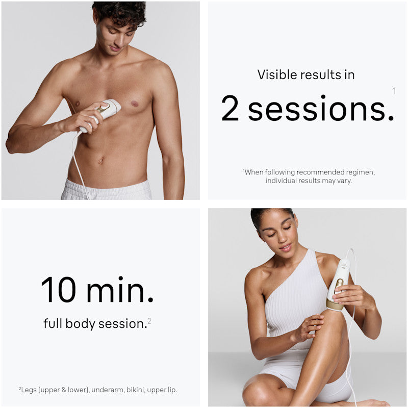 Braun Silk·expert Pro 5 IPL: Alternative to Laser Hair Removal with 2 Caps and Leather Pouch PL5157