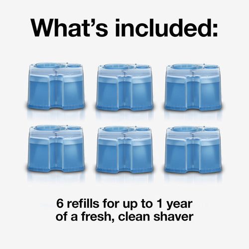 Braun Clean & Renew Refill Cartridges 6 Pack