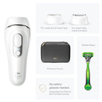 Braun Smart IPL Silk·Expert Pro 5: At Home Alternative to Laser Hair Removal with Wide Cap and Leather Pouch IPL5145