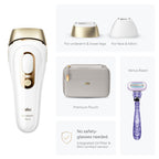 Braun Silk·expert Pro 5 IPL: Alternative to Laser Hair Removal with 2 Caps and Leather Pouch PL5157