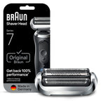 Braun Electric Shaver Head Replacement Part 74s Silver Compatible with Series 7 Electric Razors for Men