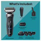 Series 7 Electric Shaver with SmartCare Center Stubbler Trimmer 7185cc